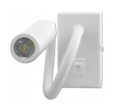 LED  lasīšanas  sienas  lampa  Leo  3W  4000K  balta