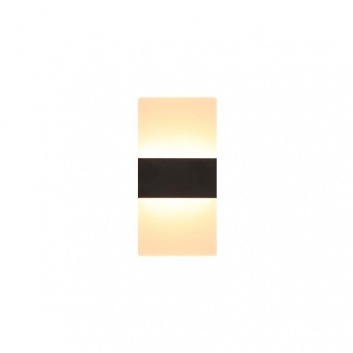 Plaxio  5W  40cm  4000K  melna  LED  sienas  lampa