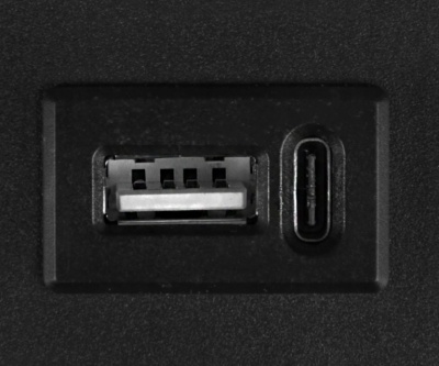 G9+LED  Piero  lasīšanas  sienas  lampa  ar USB , melna