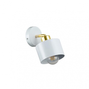 E27  LED  Elza  sienas  lampa, grozāma  balts + zelts
