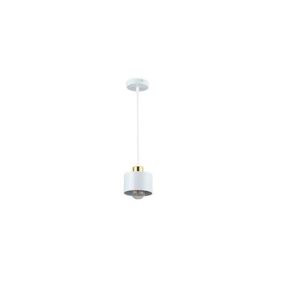 E27  piekaramā  lampa  Elza , balts + zelts