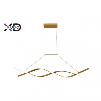 XD-LA127G  LED  lustra  37W  120cm  4000K  zelta  krāsā