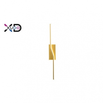 XD-LA129G  LED  sienas  lampa  12W  60cm  4000K  zelta  krāsā