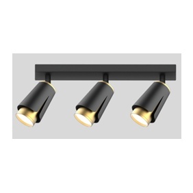 XD-IK263B  3 x GU10  sienas  lampa , melns+zelts