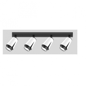 XD-IK264W  4 x GU10  sienas  lampa , balts + melns