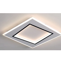 XD-LA126  LED  lustra  32W  40x40cm  4000K , melna