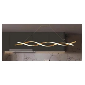 XD-LA127B  LED  lustra  37W  120cm  4000K , melna