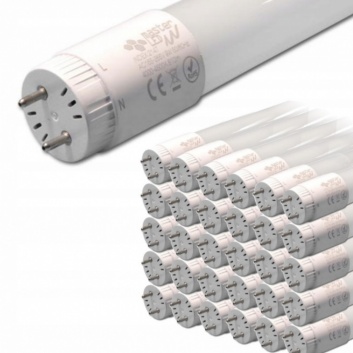 LED  T8  120cm  4000K 18W  230V  divpusējs  pieslēgums (30Gab)