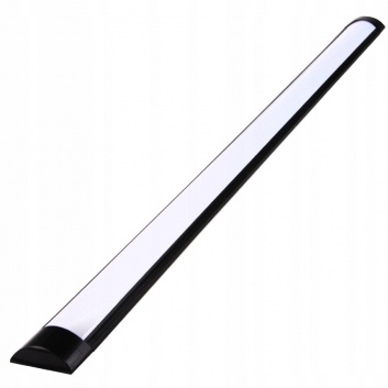 Plāna  lineārā  LED  lampa  120cm  36W  4000K  , melna