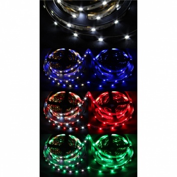 RGB+W  5050  IP20  LED  lente  5m  300 led