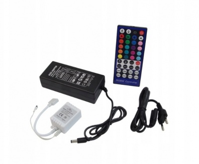 Komplekts  LED  lente  RGB+NW  5050  Blisteris  5m 300 led  IP20  RF