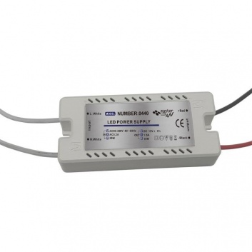 LED  barošanas  bloks  12V  18W  1.5A  IP20  plastmasa