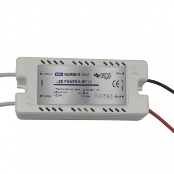LED  barošanas  bloks  12V  24W  2A  IP20  plastmasa