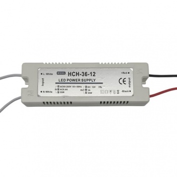 LED  barošanas  bloks  12V  36W  3A  IP20  plastmasa