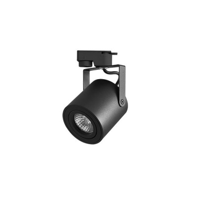 1-fāzes  sliedes  GU10  Abi  80mm  melna lampa