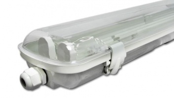 LED  T8  spuldžu  armatūras  120cm  2x36W  caurspīdīgas (10gab)