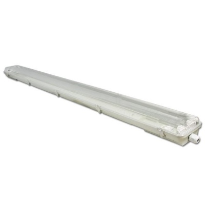 LED  T8  spuldžu  armatūras  120cm  2x36W  caurspīdīgas  ar  6500K  LED  lampām (6gab)