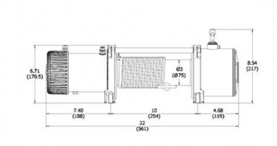 Elektriskā  vinča  9201-10017  6800kg