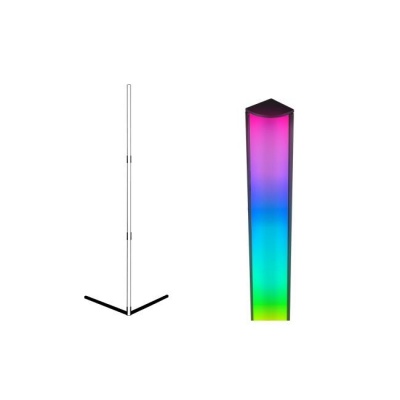 RGBW  LED  stāvlampa 20W  140cm  melna