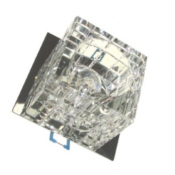 LED  iebūvējamais  gaismeklis  kristāls 30  1*3W  auksti  balts