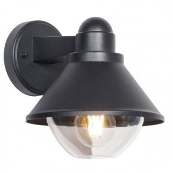 Elgin  melns  E27  fasādes  gaismas  armatūra