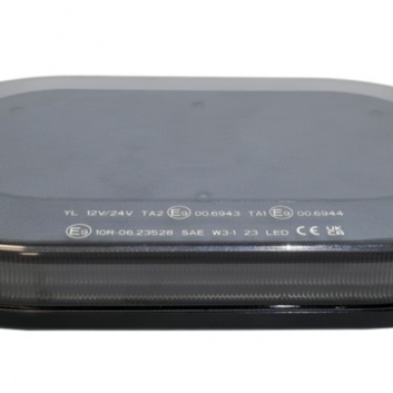 LED  bākuguns  panelis  248x171x37mm  R65  R10  DARK