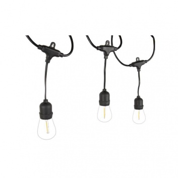 LED  virtene , 230V , 20m , 20x E27 , 2700K