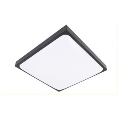 LED  griestu  lampa  Luvo  18W , kvadrātveida  4000K , melna