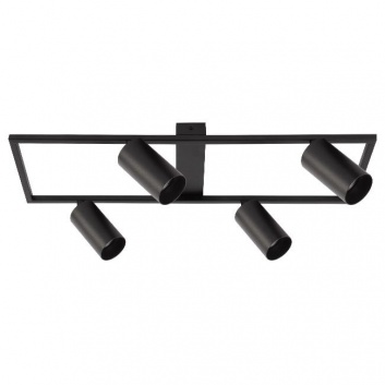 LED  lustra  4xGU10  Bumo , melna