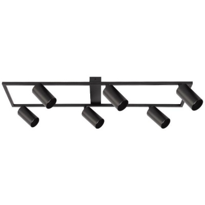 LED  lustra  6xGU10  Bumo , melna