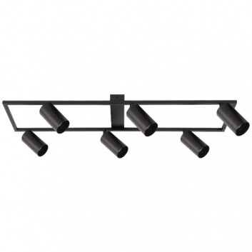 LED  lustra  6xGU10  Bumo , melna