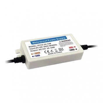LED  barošanas  bloks  Ultra  PC  12V  24W  2A  IP67