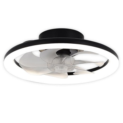 Led  griestu  lampa  ar  flip  funkciju , 36W+15W , 3CCT  ,ventilators , 40cm , melna