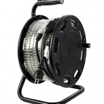 LED  darba  gaismas  lente  uz  spoles  220V  25m