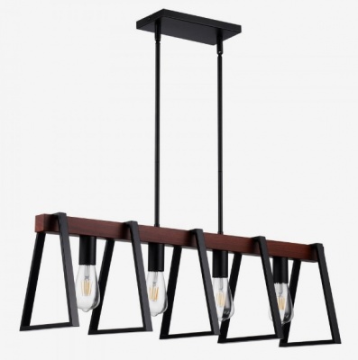 VEVOR  4  lampu  virtuves  piekaramais  gaismeklis  , regulējams  ēdamistabas  apgaismojums  4xE27