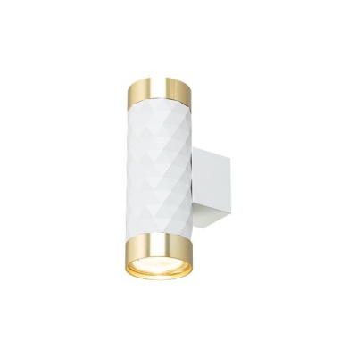 Sienas  lampa  GU10  LED  Glamour  DUO  apaļa , balta+zelta