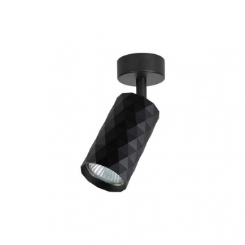 Sienas , griestu  lampa  1xGU10  LED  Glamour  regulējama , melna