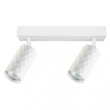 Sienas , griestu  lampa  2xGU10  LED  Glamour  , balta