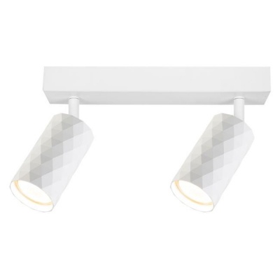 Sienas , griestu  lampa  2xGU10  LED  Glamour  , balta