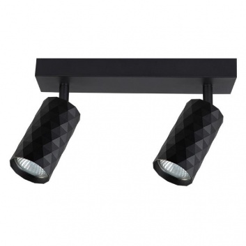 Sienas , griestu  lampa  2xGU10  LED  Glamour , melna