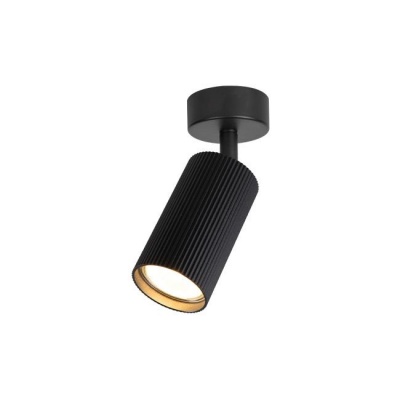 Lucerno  1xGU10  LED  sienas  lampa , melna