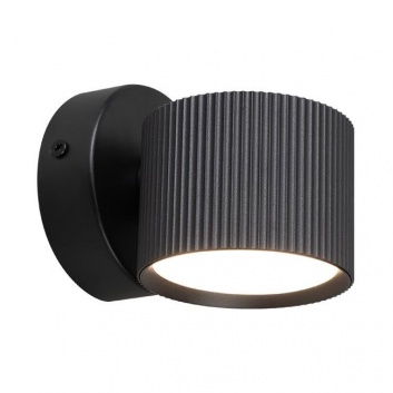 1xGX53  LED  sienas  lampa  Orbin , melna