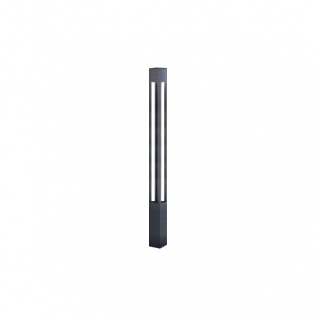 LED  dārza  lampa  E27  Polin , 250 cm , melna