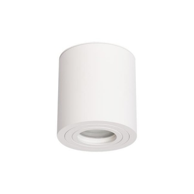 Virsapmetuma  armatūra  IP54  GU10 , apaļa  90x95 , balta