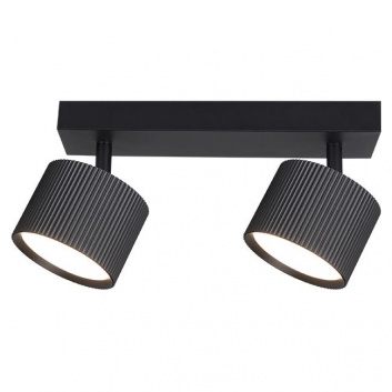 2xGX53  LED  Orbin  sienas  lampa ,  melna