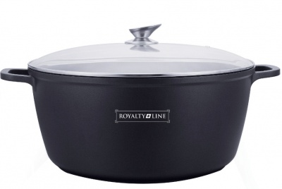 Royalty  Line  RL-BS36M: Liets  katls  ar stikla  vāku - 36 cm