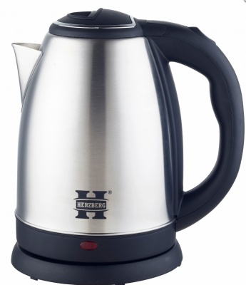 Herzberg HG-5011SIL: 1,8 l  1500 W  nerūsējošā  tērauda  elektriskā  tējkanna