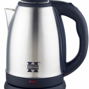 Herzberg HG-5011SIL: 1,8 l  1500 W  nerūsējošā  tērauda  elektriskā  tējkanna