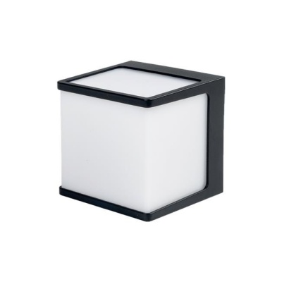 Cube-2  GX53  arhitektūras  gaismeklis , melns