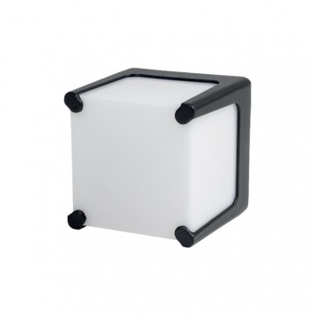 Cube-1  GX53  arhitektūras  gaismeklis , melns